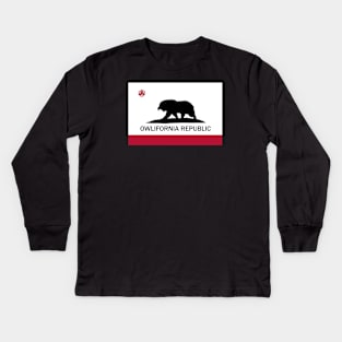 Owlbear Flag Kids Long Sleeve T-Shirt